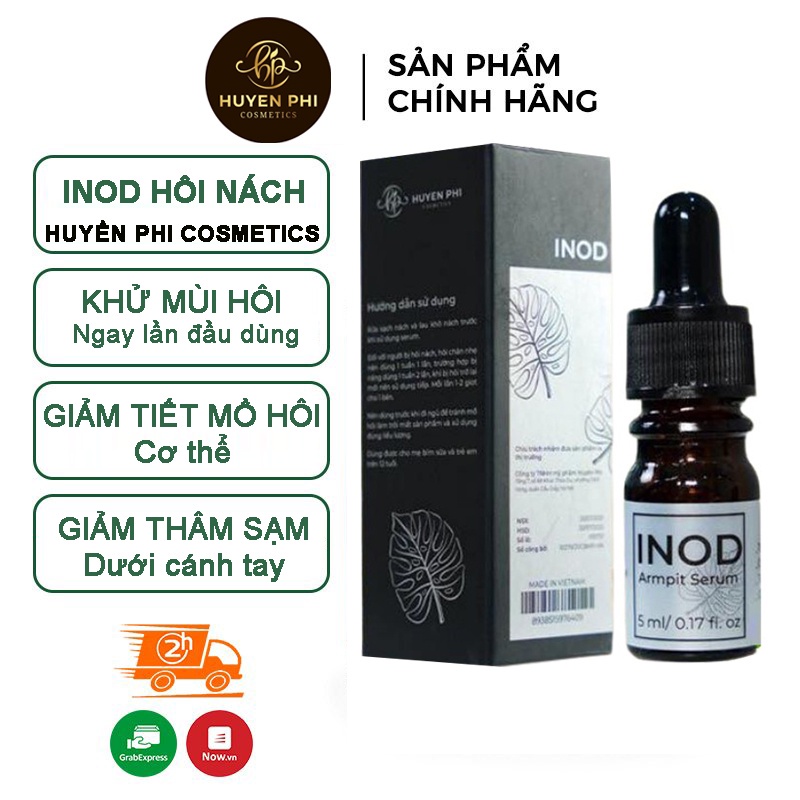 Combo 2 serum INOD Huyền Phi 5ml công dụng khử hôi nách